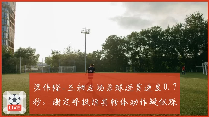 梁伟铿_王昶后场杀球连贯速度0.7秒,谢定峰投诉其转体动作疑似踩线